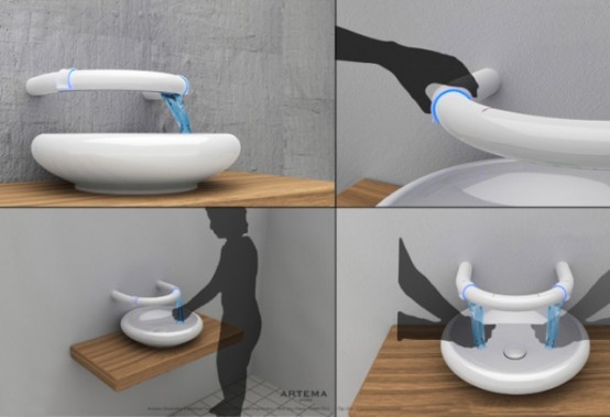 Futuristic duo faucet that combines style and functionality
