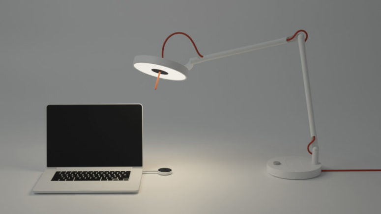 Lamp that provides an internet connection