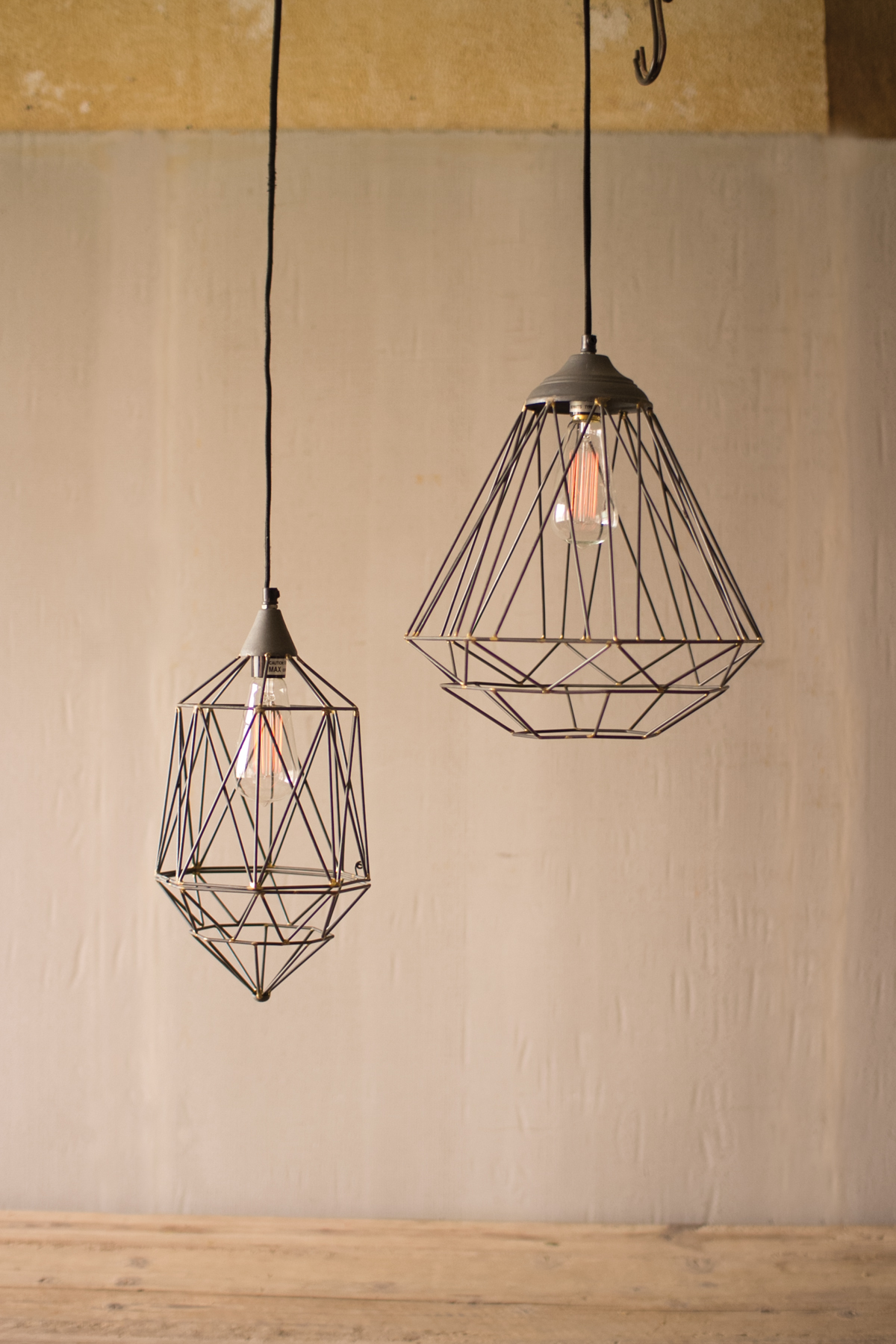Lamps jewelry and geometry