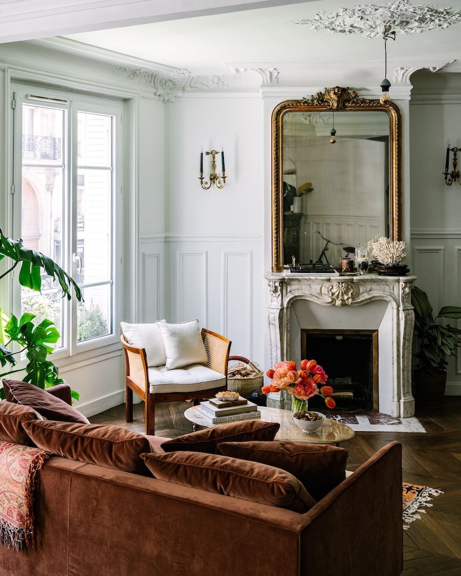 Parisian chic living room