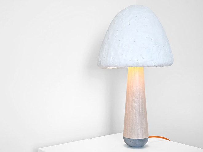 Sustainable lamps made from mushrooms