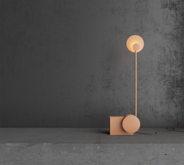Table lamp inspires movement