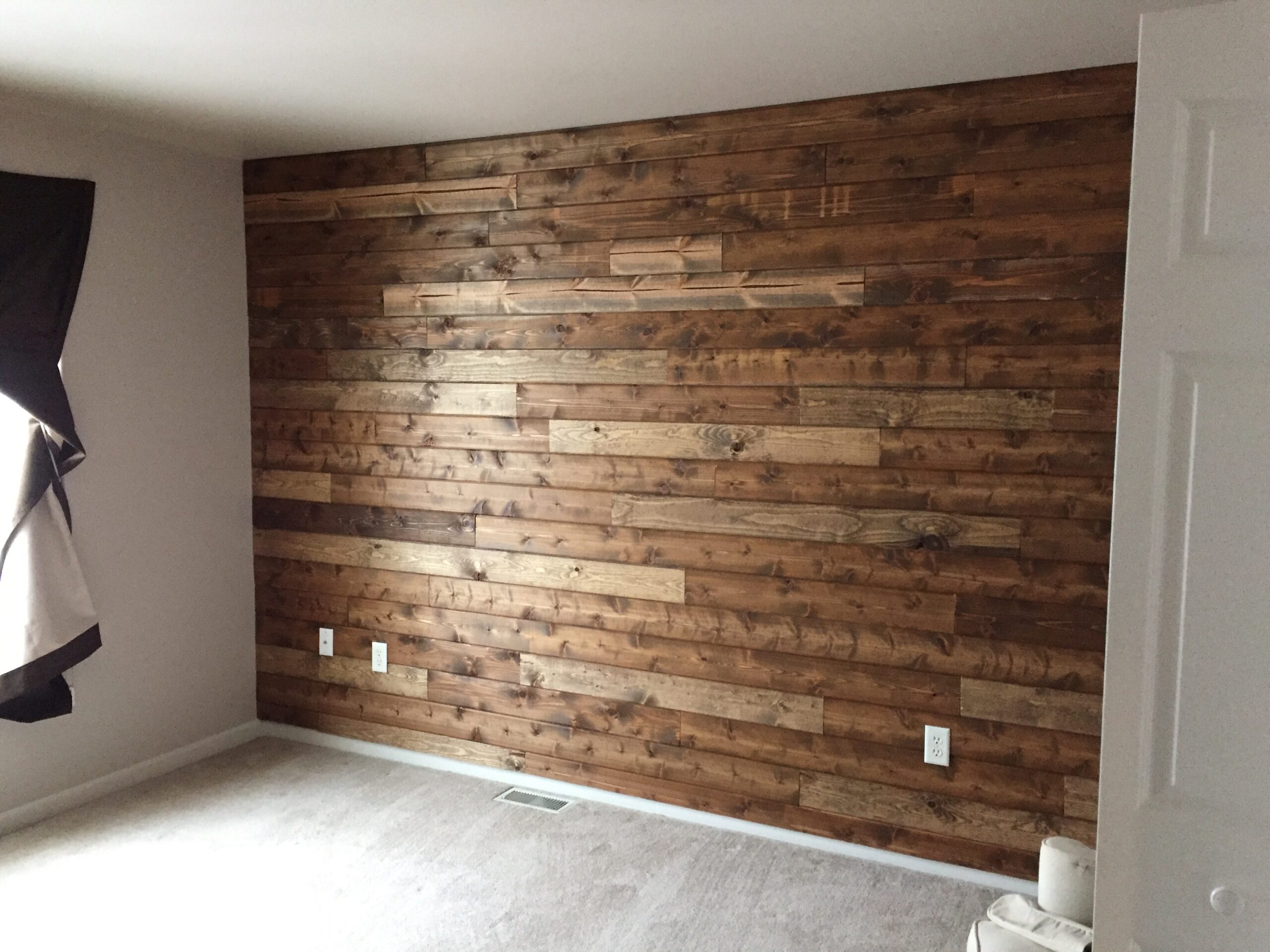 wood accent walls