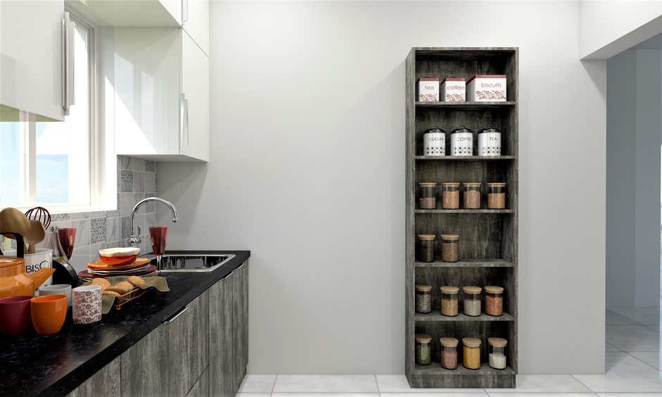Size of a kitchen pantry unit for a small kitchen space