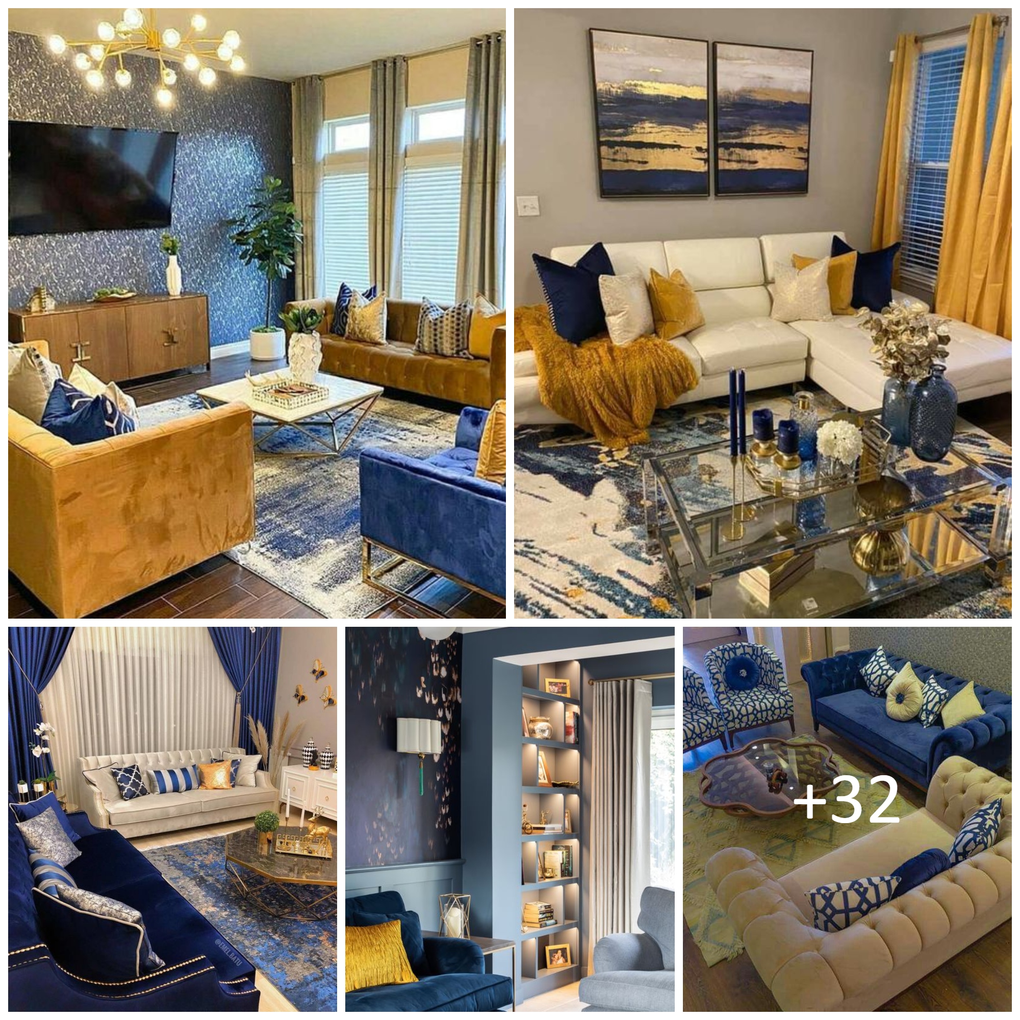 Blue and Gold Decoration Inspiration