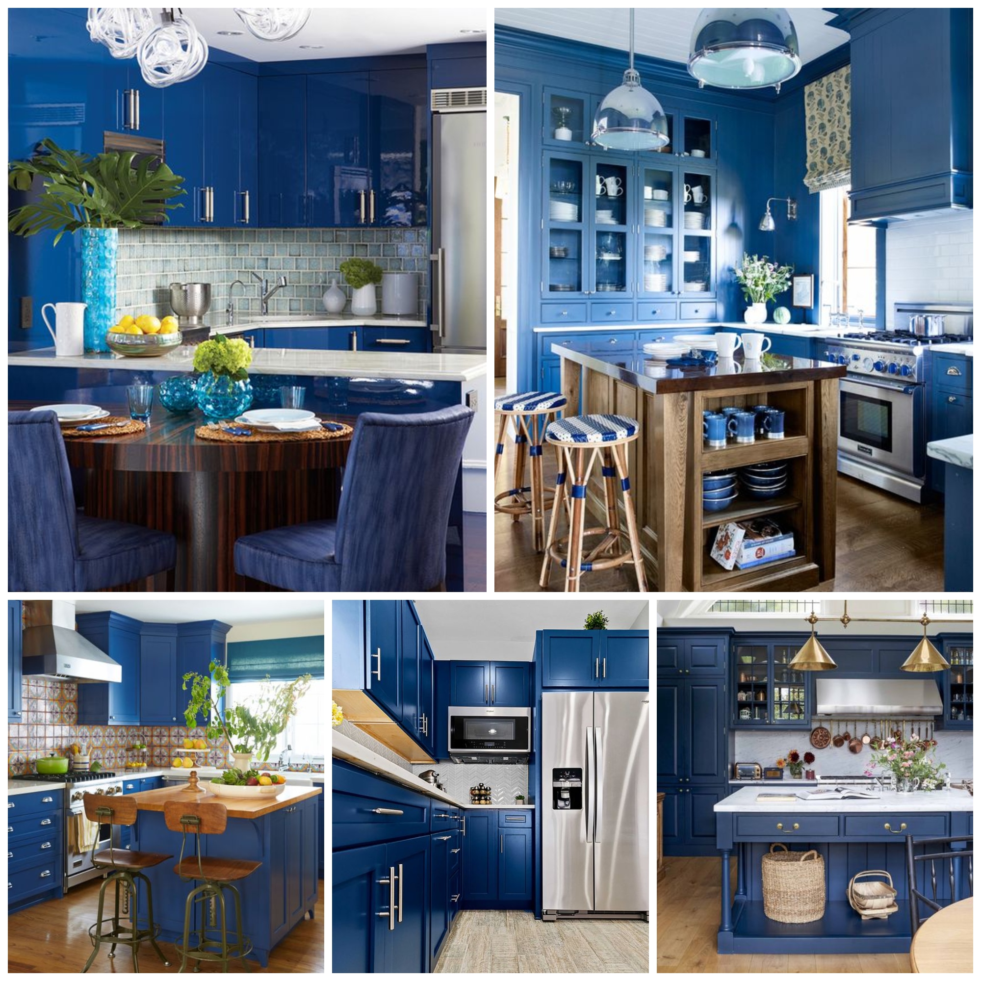 Beautiful And Inspiring Blue Kitchens