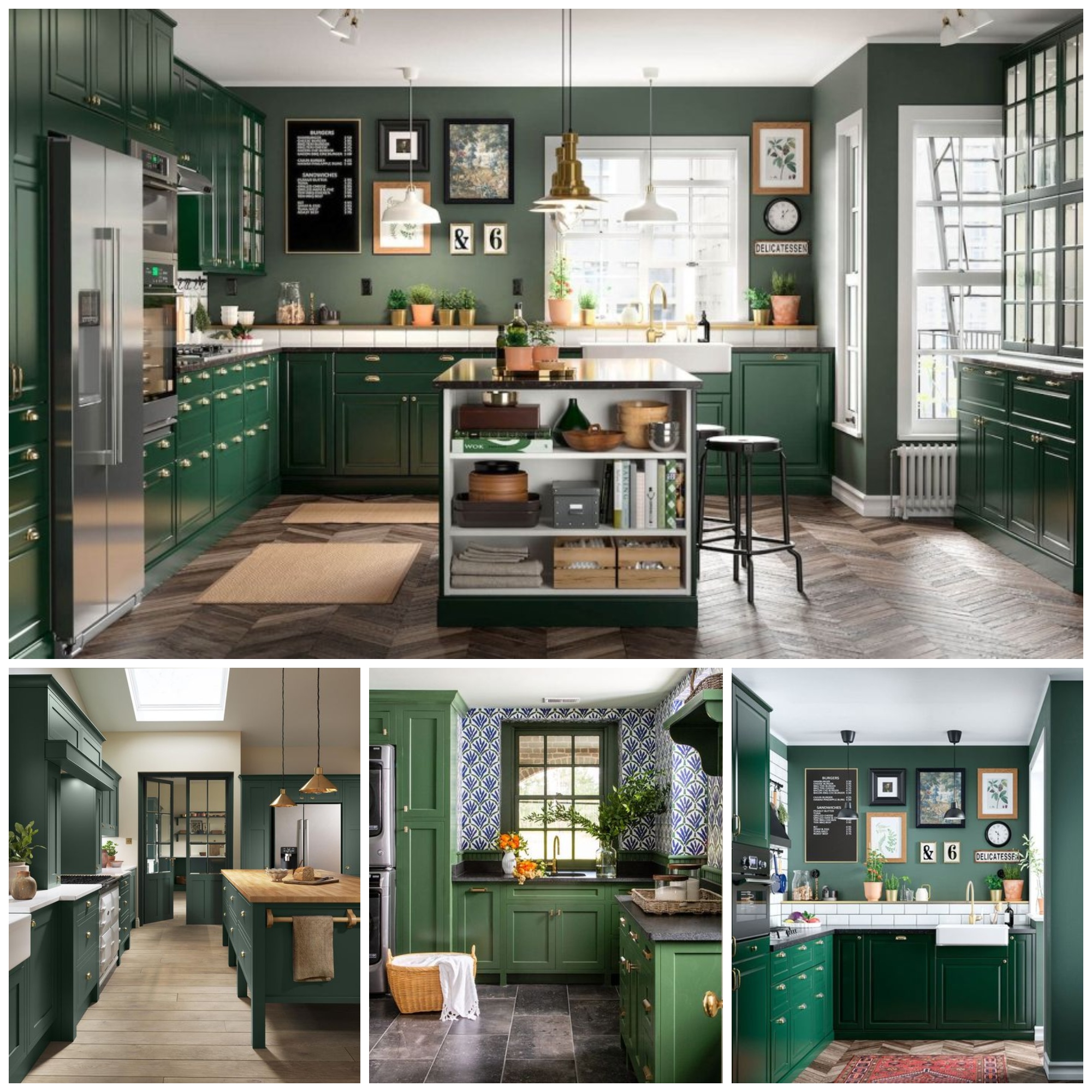 Green Kitchens Are Having a Moment