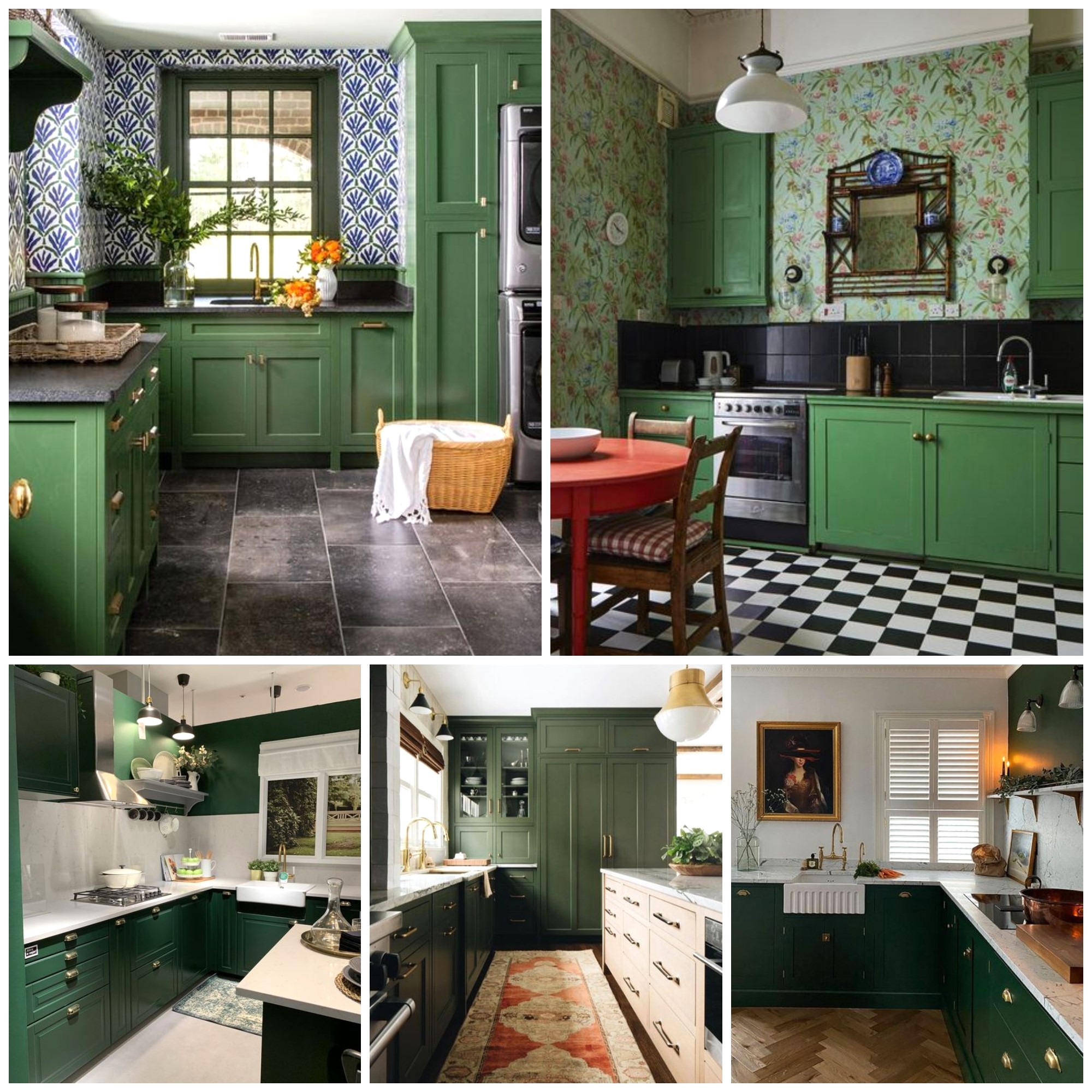 Lively Green Kitchen Ideas