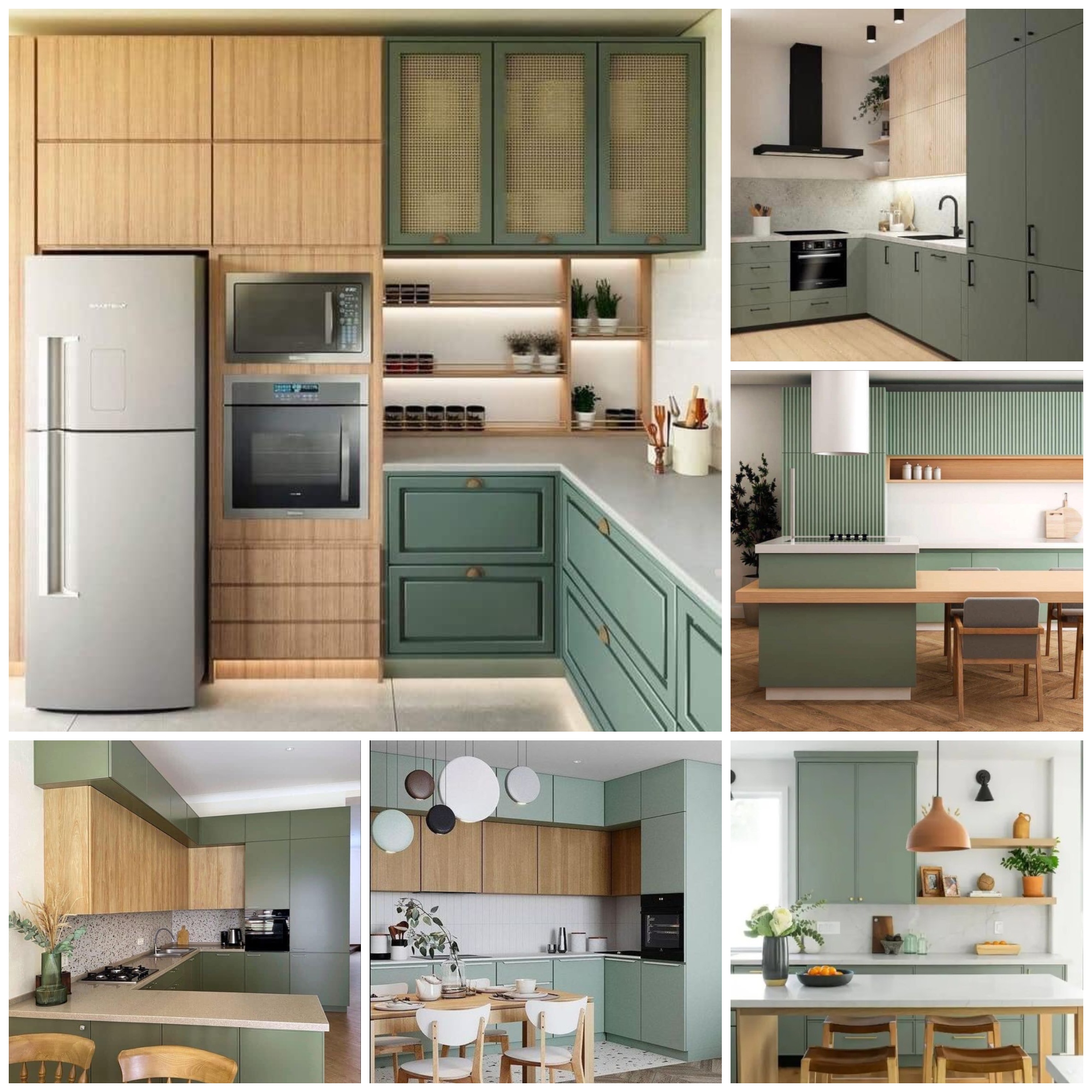 Calming Sage Green Kitchen Design Ideas