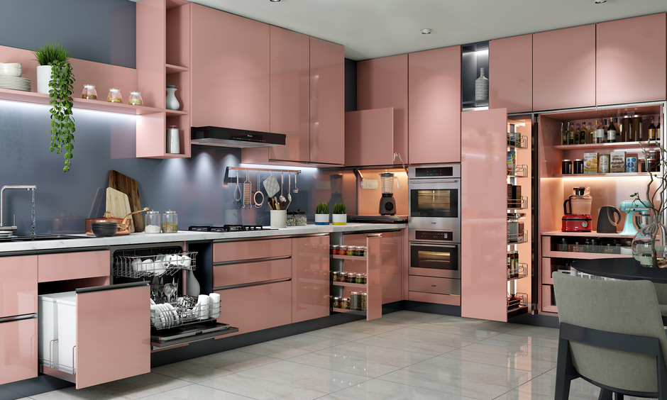 Modular kitchen furniture design for maximum efficiency 