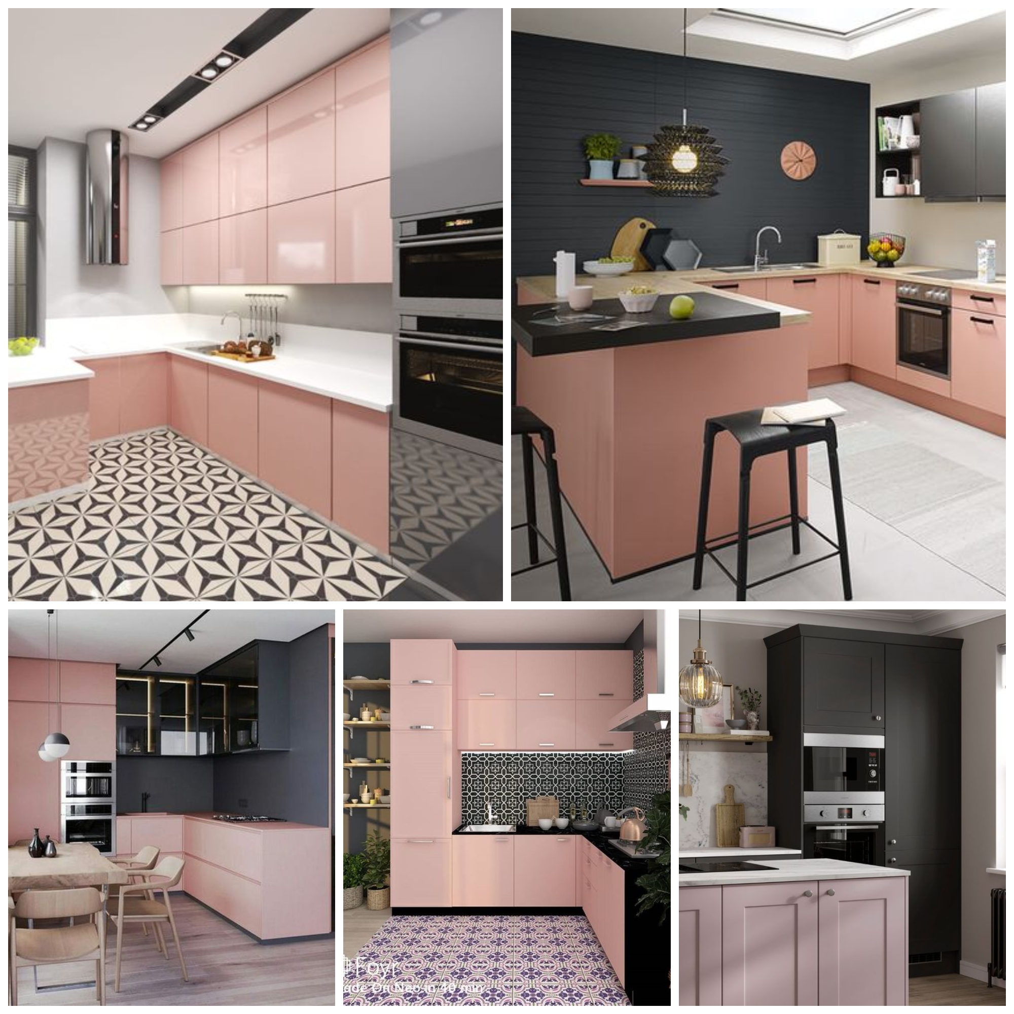 Beautiful Pink Kitchens Design