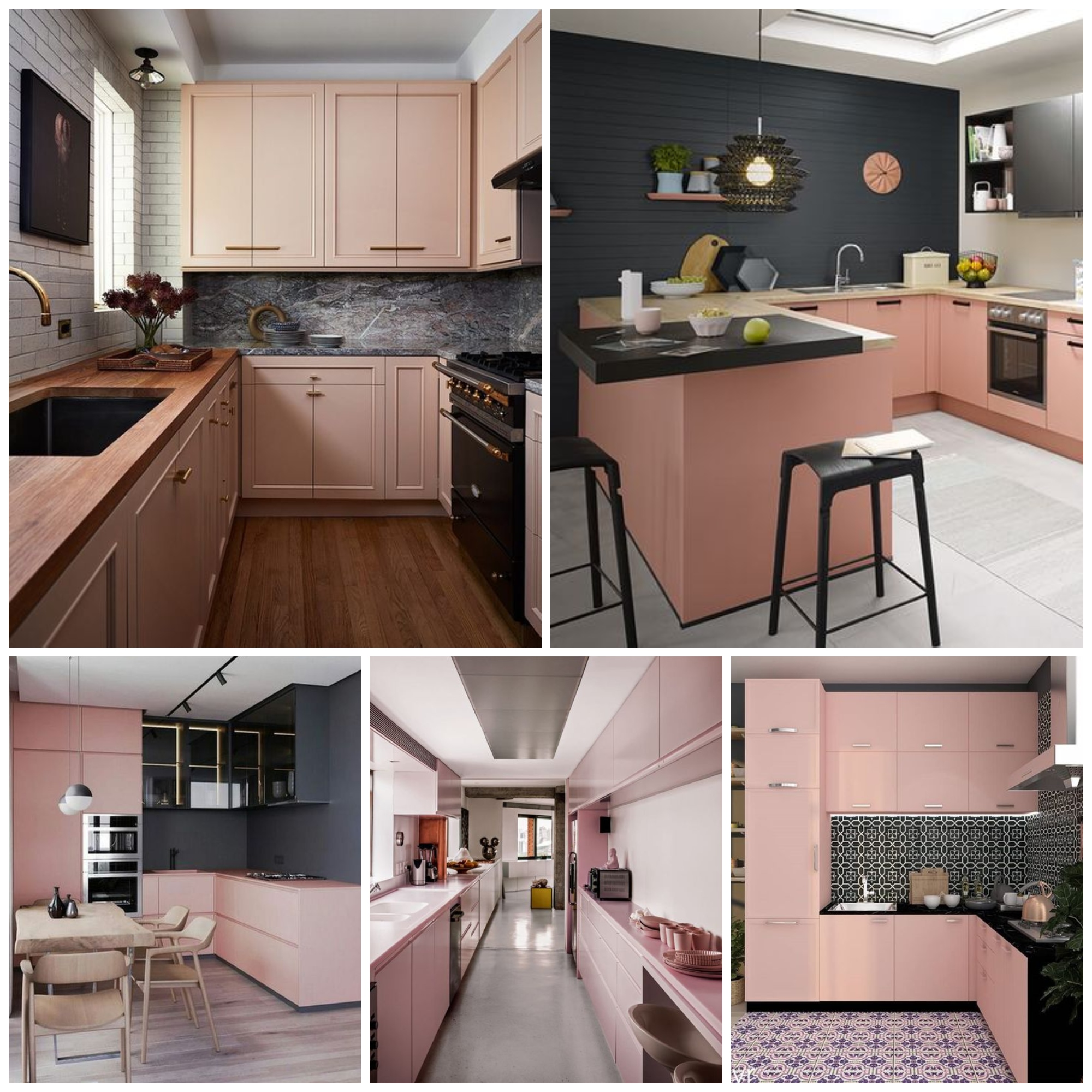 The rise of pink kitchens