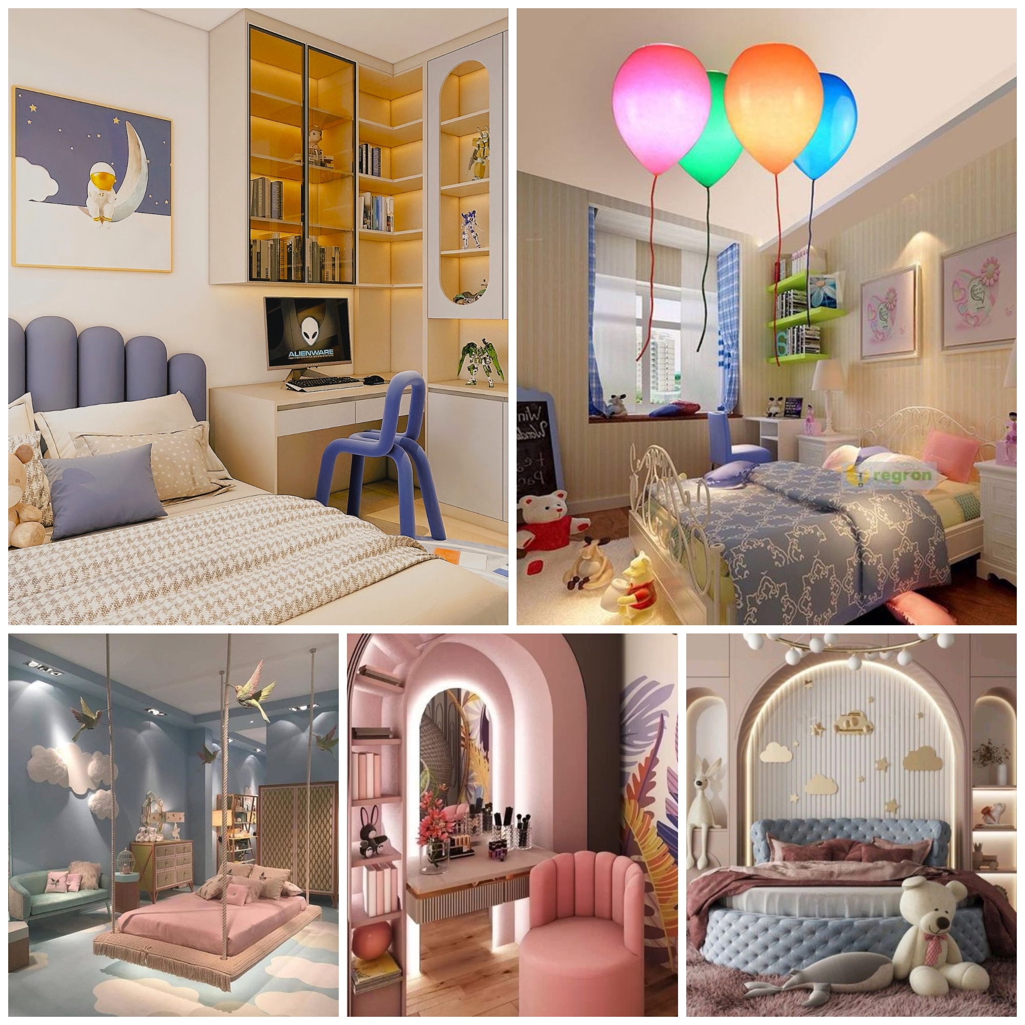 Delightful Contemporary Dream Kids Room Design Ideas