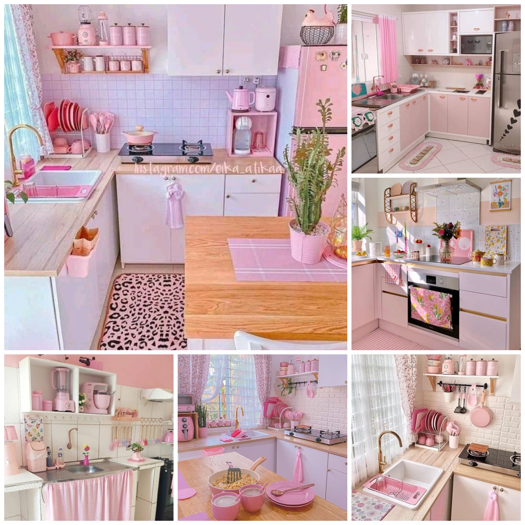 Pink Kitchens | Cabinets, Units & Ideas