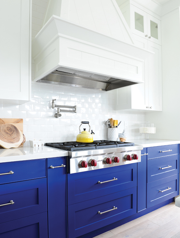 Gallery of colorful kitchens in the house and at home