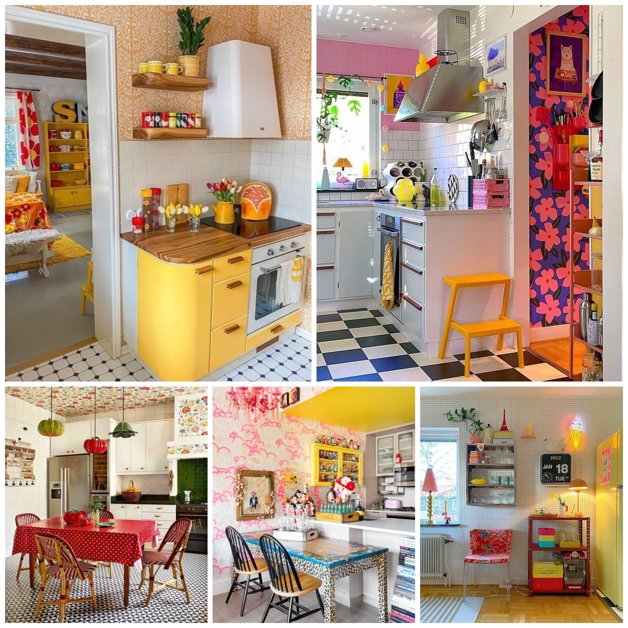 70+ Kitchens That Make A Case For Color