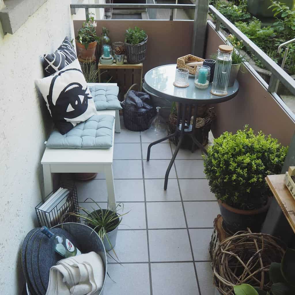 small patio area