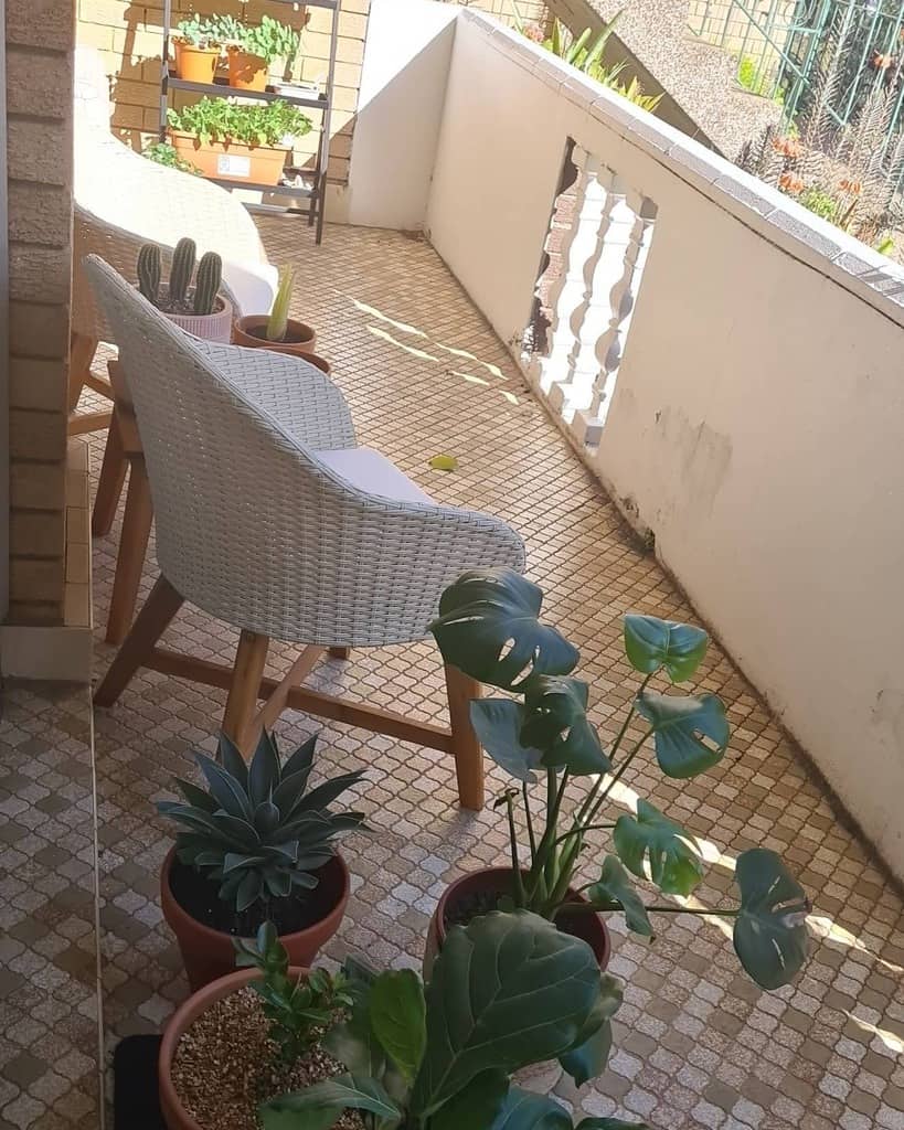 Outside terrace of the apartment