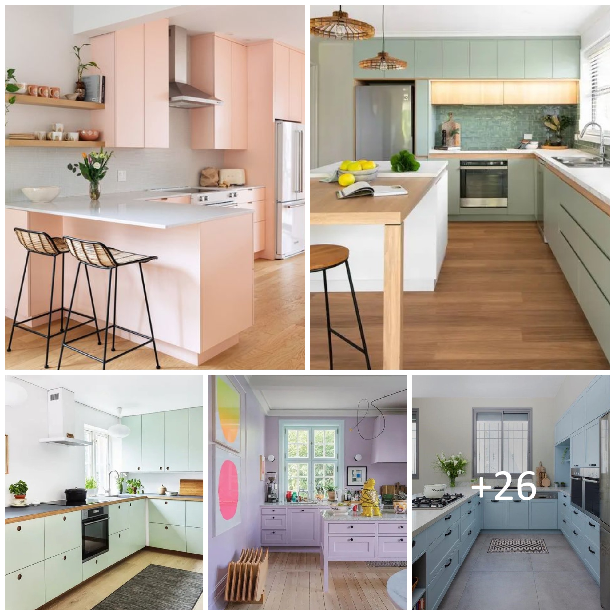 The Allure Of Pastel Kitchens