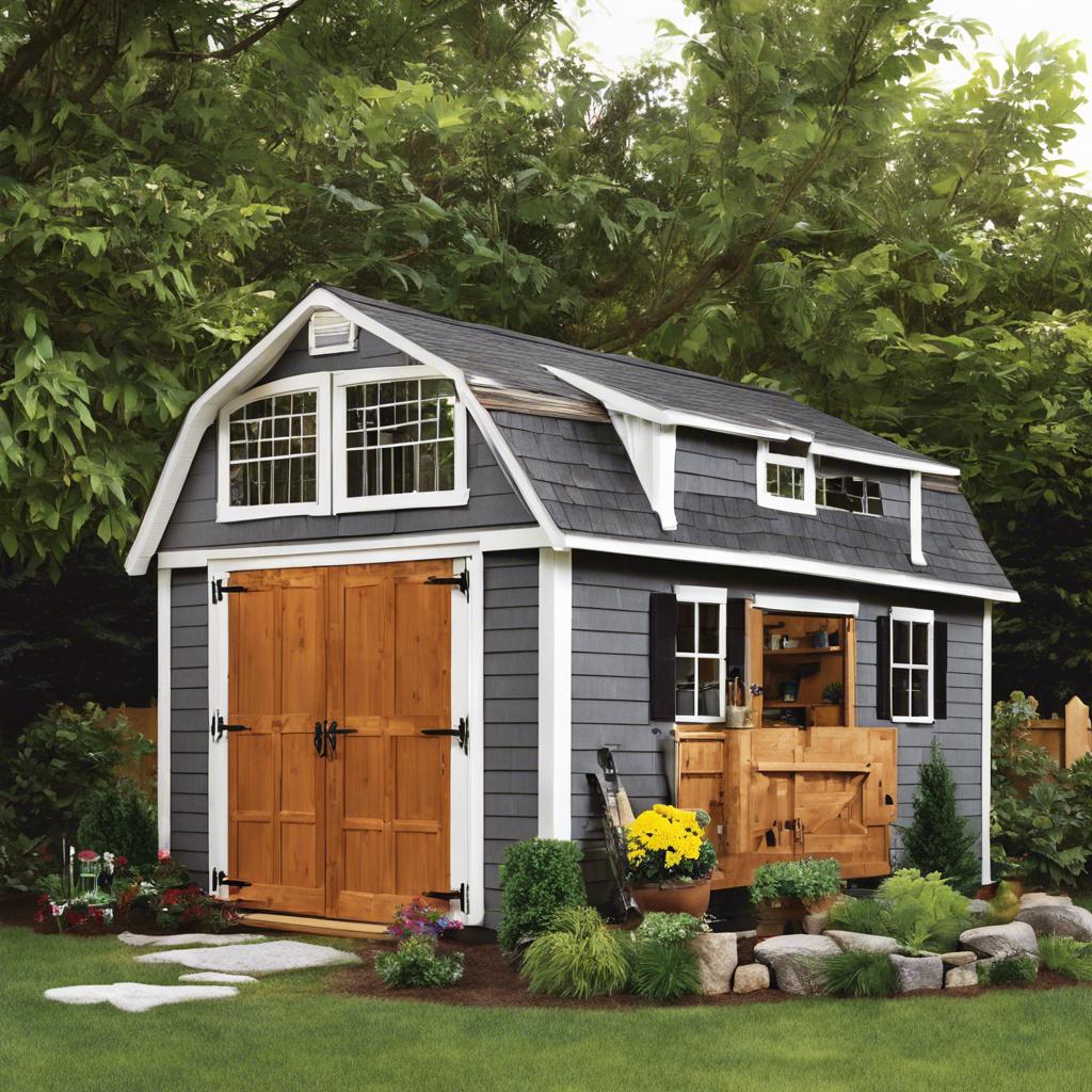 Stylish and Practical Backyard Shed ‌Roof Designs