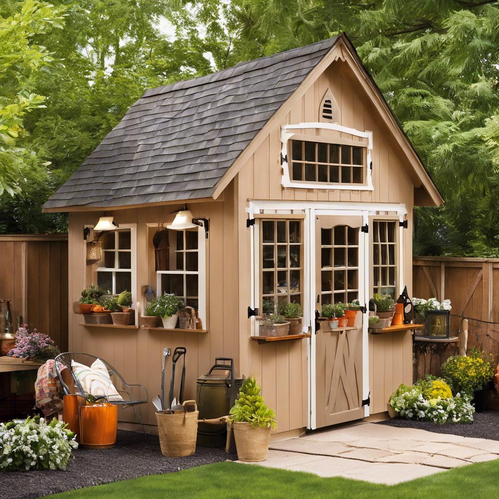 - Harmonizing with Nature: Eco-Friendly Backyard Shed Designs