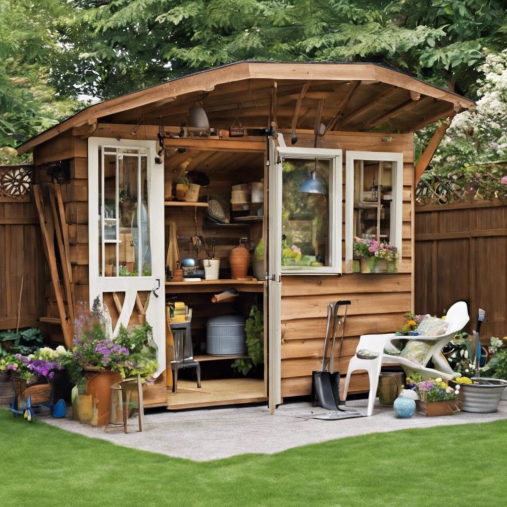 Designing a Tranquil Escape: Backyard Shed Retreat Ideas