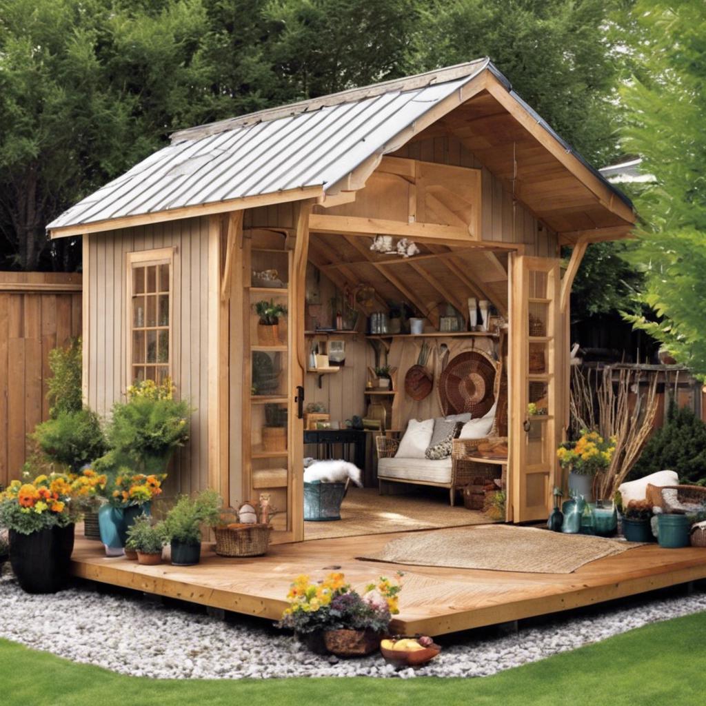 Bringing the Indoors Out: Cozy Decor Tips for Backyard Shed Design