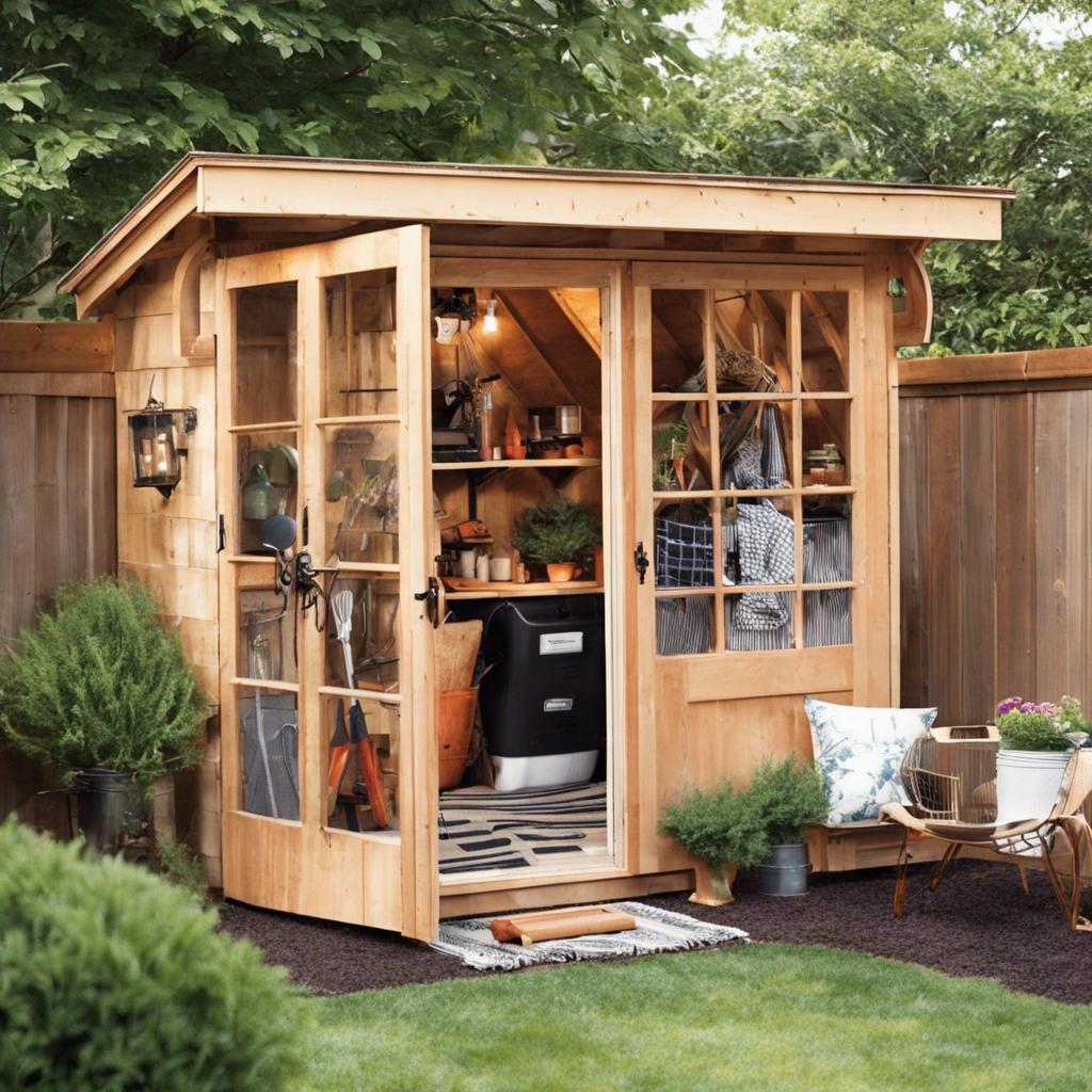 Maximizing Space: Utilizing Small⁢ Backyard Shed Design
