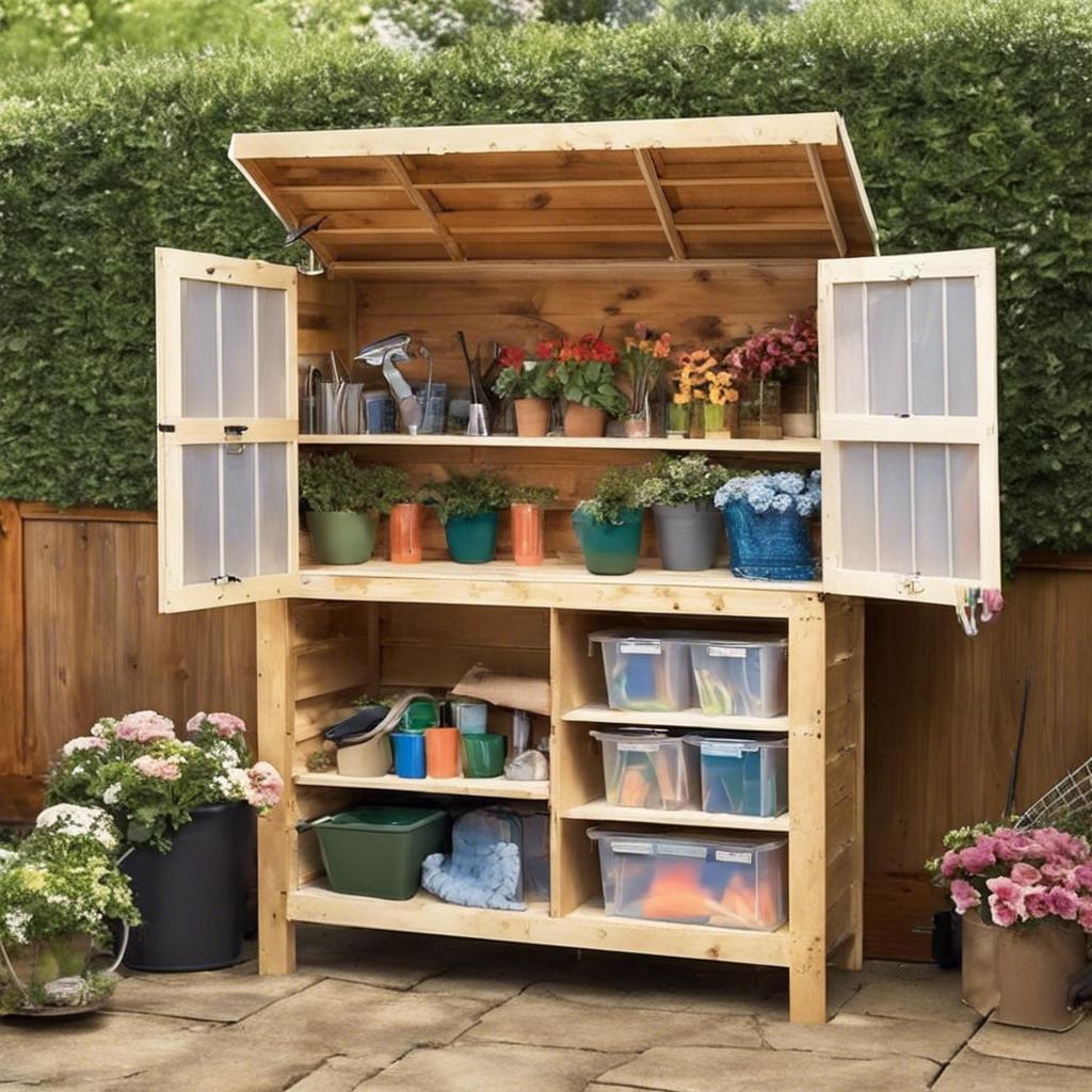 Utilizing Hooks and Racks for Practical Garden Shed Storage