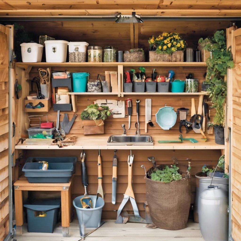 Repurposing⁢ Furniture for Efficient ⁤Garden Shed Storage