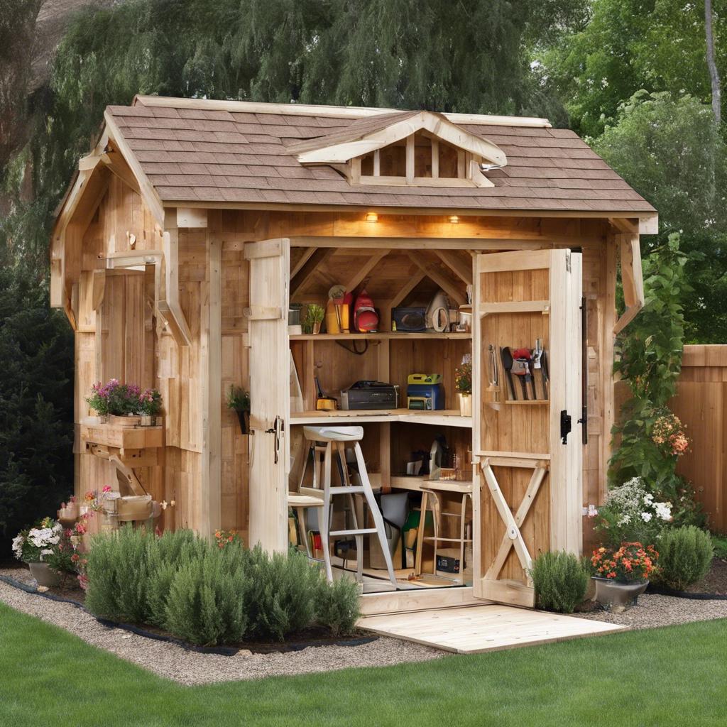 7. Incorporating Smart Storage Solutions in Your Backyard Shed Design