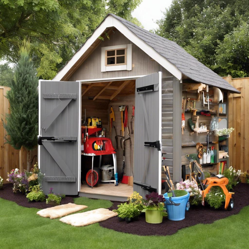 2. Maximizing Functionality and Style in Backyard Shed Designs
