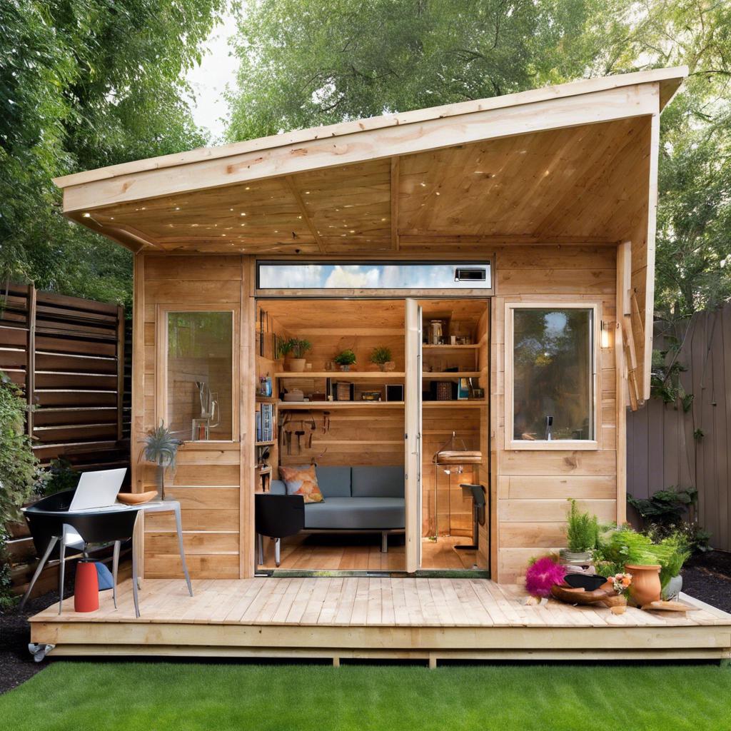 Multi-Purpose Marvels: Versatile Backyard Shed Design Concepts