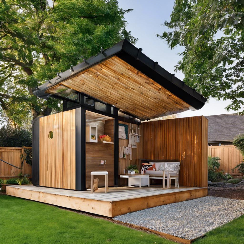 Maximizing Space: Innovative Small Backyard Shed Designs