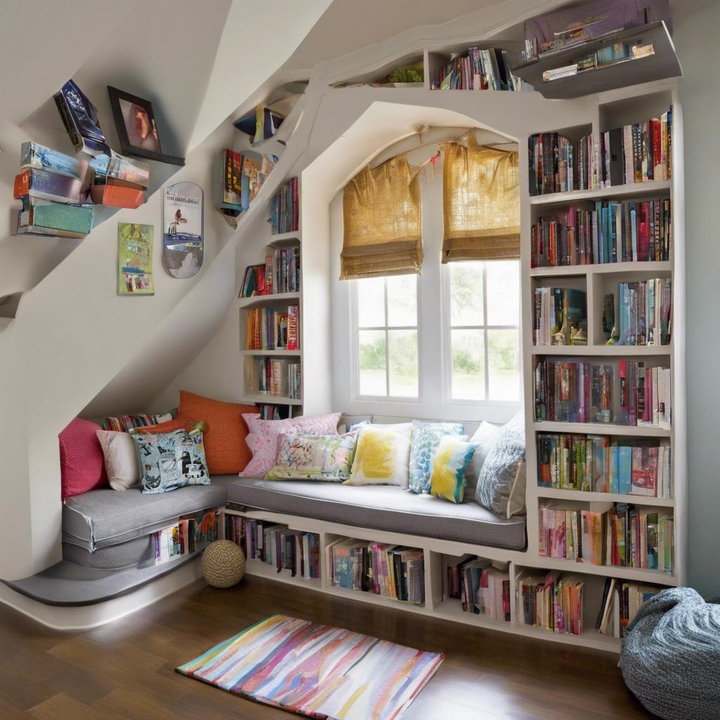 Industrial Pipe Book Nook Retreat