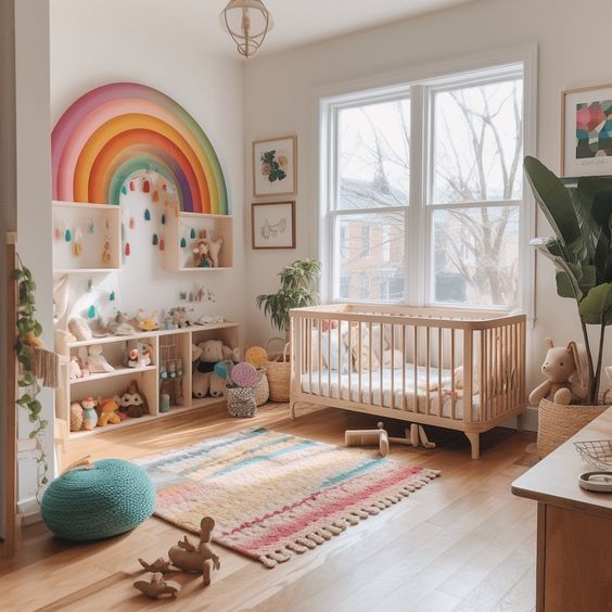 Vibrant Mini Haven: Small Colorful Nursery Design Ideas Vibrant Mini Haven: Small Colorful Nursery Design Ideas