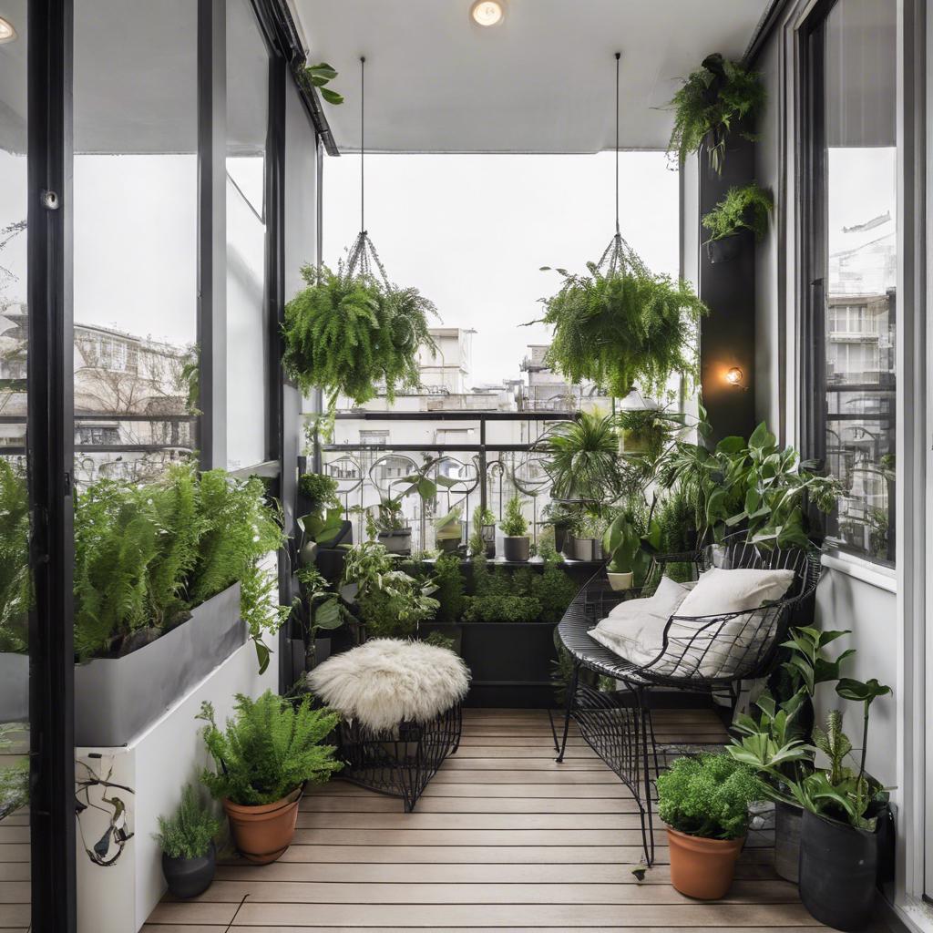Incorporating Greenery into Small Balcony Layouts