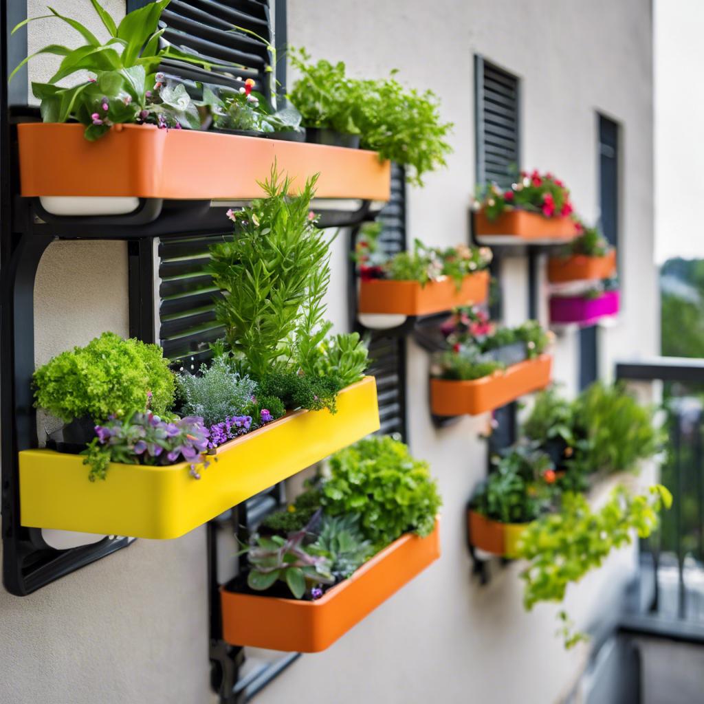 Innovative Rail Planters for Small Balconies