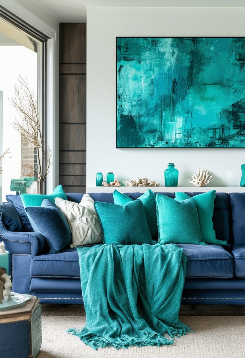 12 Stunning Ideas for a Serene Blue Living Room Makeover