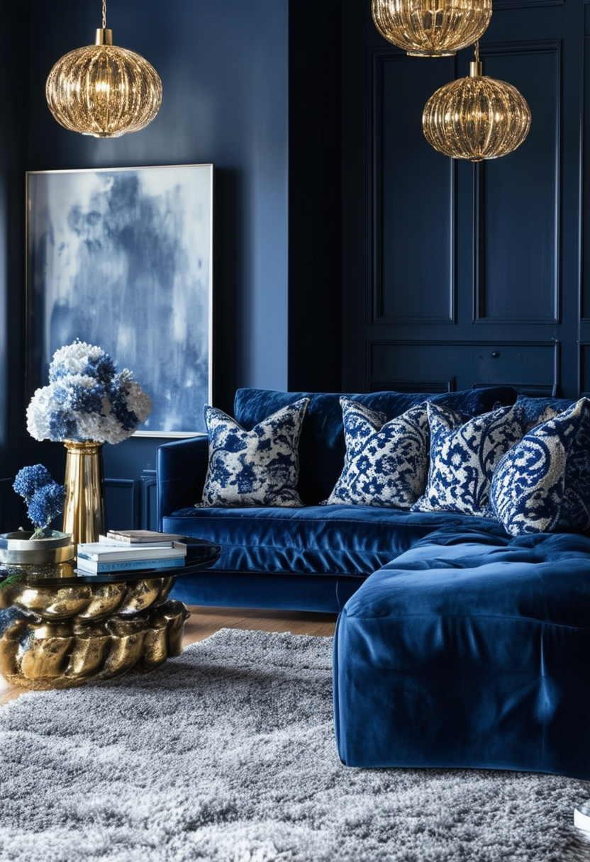 23 Inspiring Ideas for a Stylish Blue Living Room Makeover