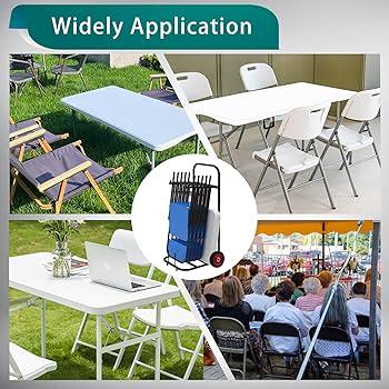 Folding chairs can be easily stored on a small balcony