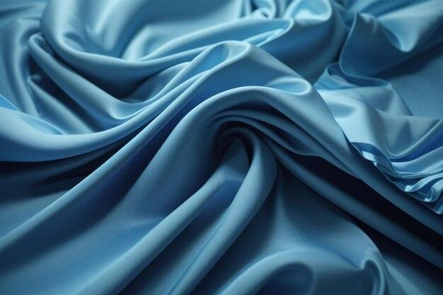 Layer textures—mix velvet, linen, and cotton in blue