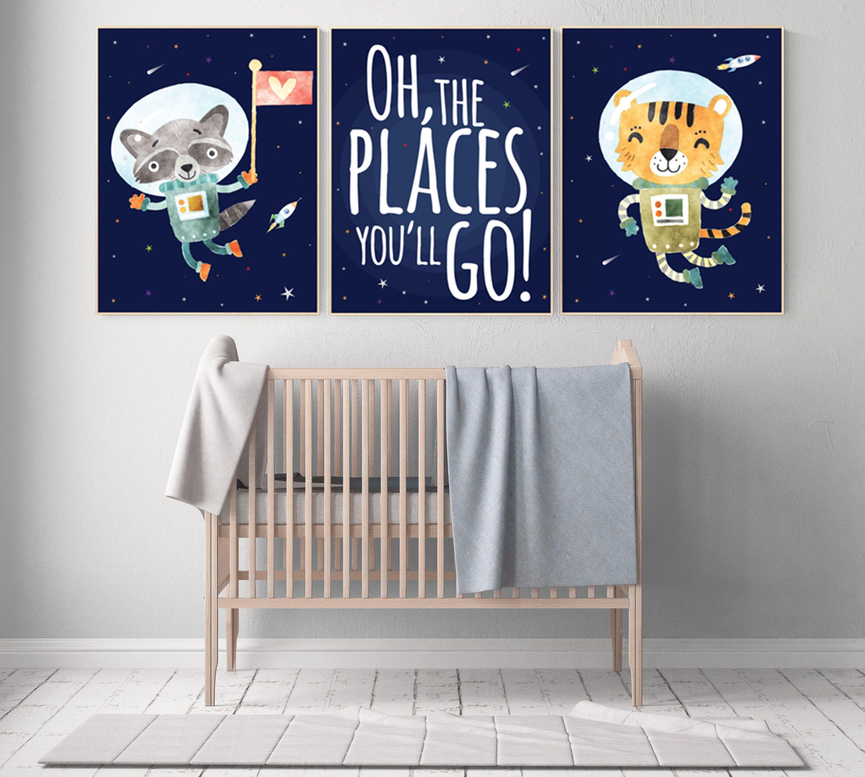 Outer Space Nursery: A cosmic adventure with rockets, asteroids, ⁣and constellations