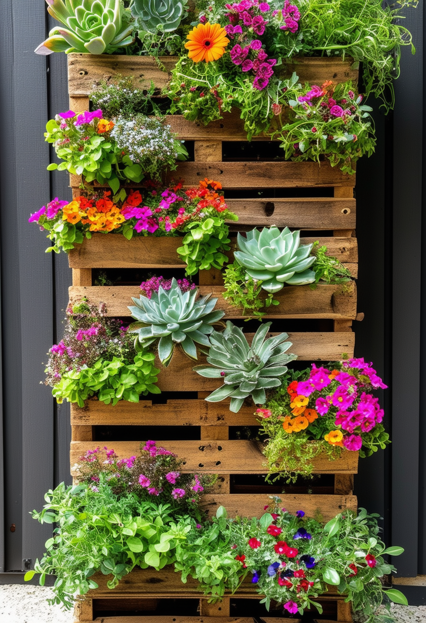 24 Innovative Pallet Garden Design Ideas for Every Space 24 Innovative Pallet Garden Design Ideas for Every Space