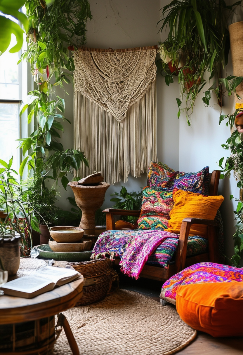 24 Inspiring Ideas for a Cozy Boho Living Room Retreat