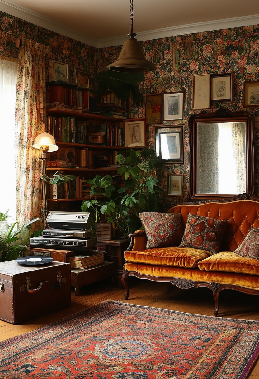 24 Timeless Touches to Create Your Vintage Living Room