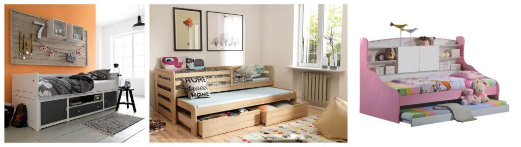 Multi-functional furniture maximizes space, embracing practicality in this clever bedroom trend