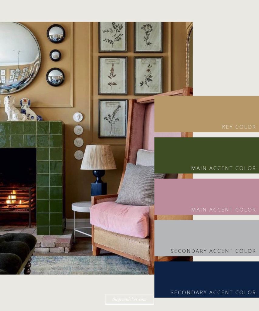 Choose a cohesive color palette for inviting interior design