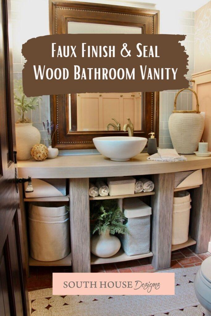 Invest in high-quality wood finishes to enhance the durability of your wooden bathroom