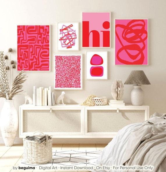 Showcase a gallery wall with personal artwork in your contemporary living room